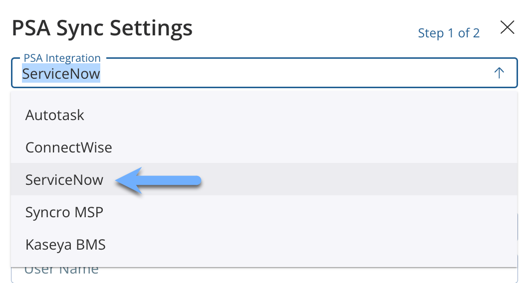 Integrating with ServiceNow PSA Backup Radar