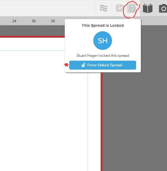 Unlocking pages in Encore
