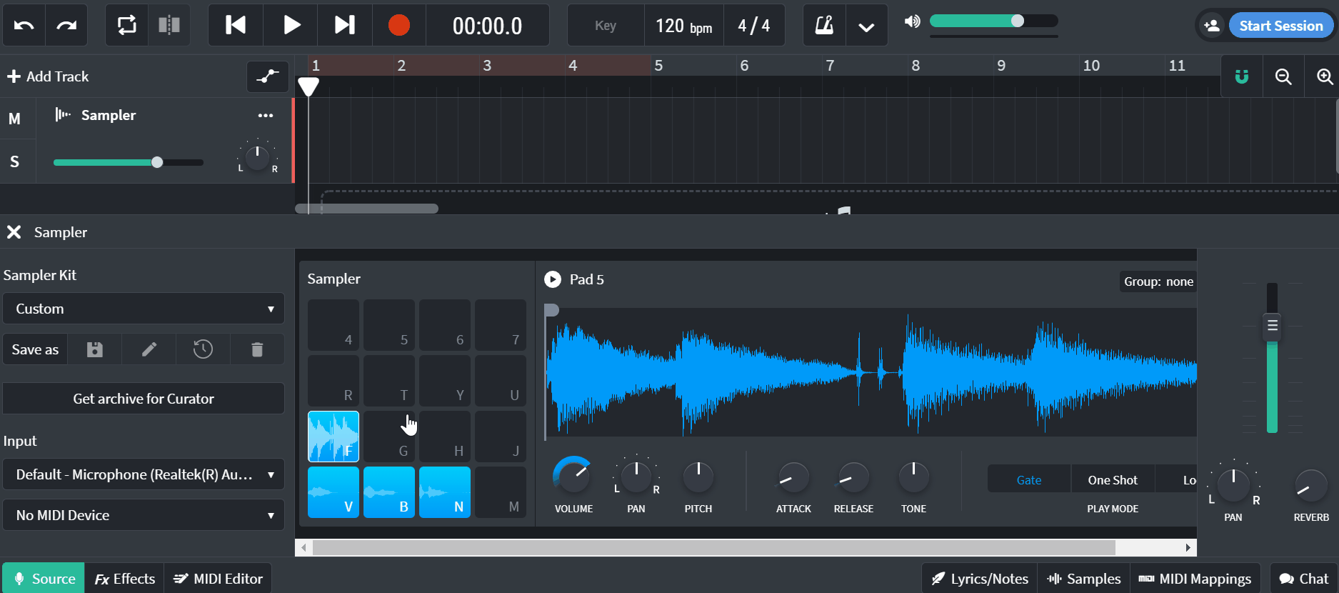 How do I use Sampler? BandLab Help Center