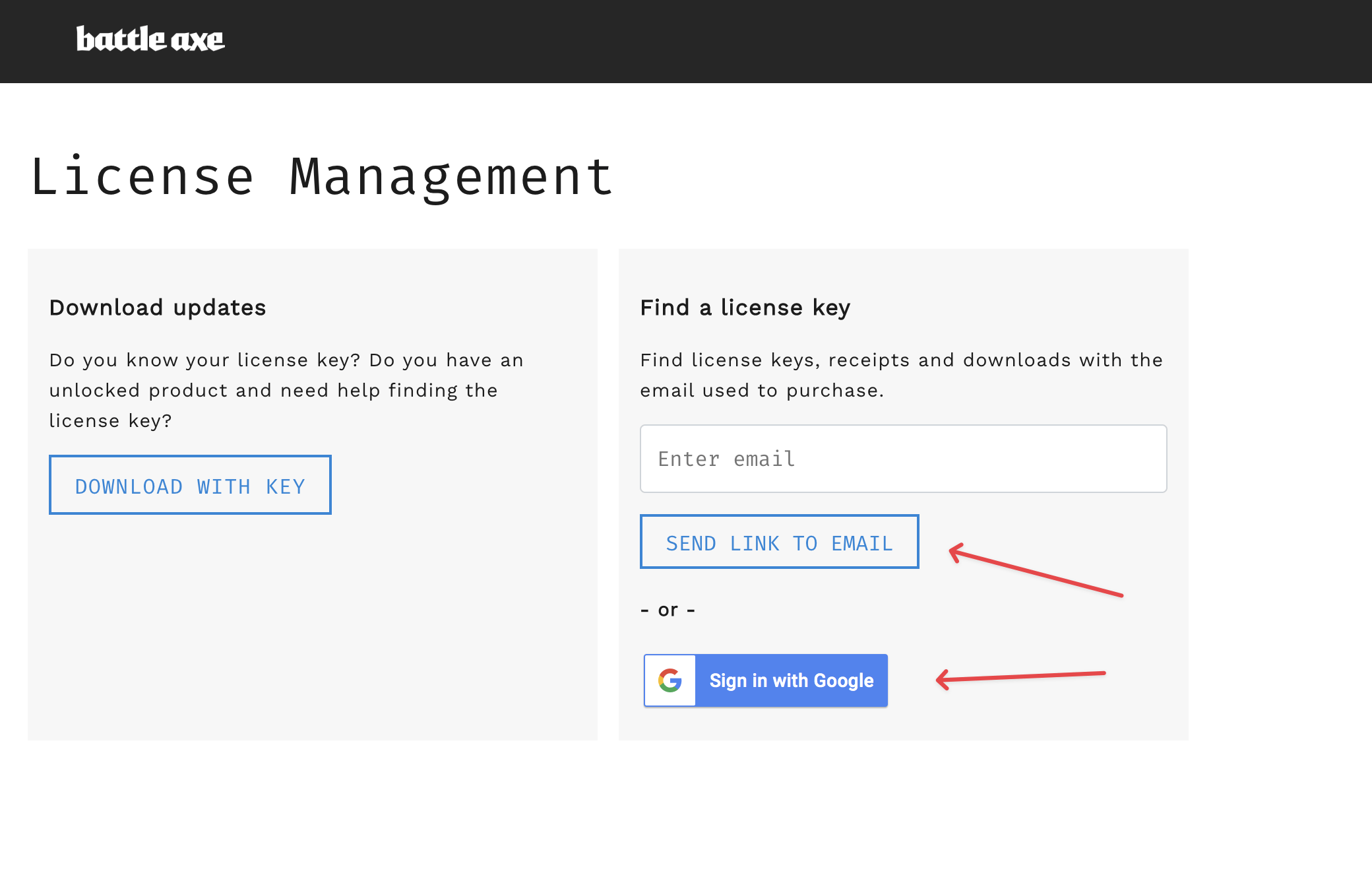 Troubleshooting Battle Axe