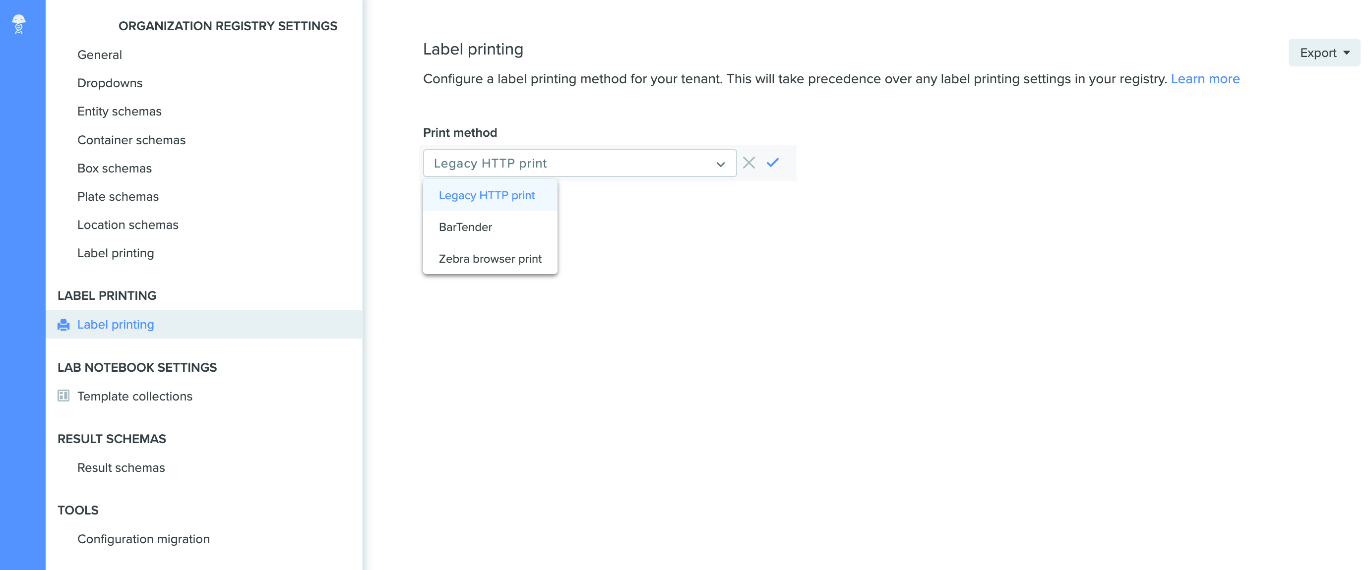 Why won't my labels print from Benchling using Zebra Browser Print