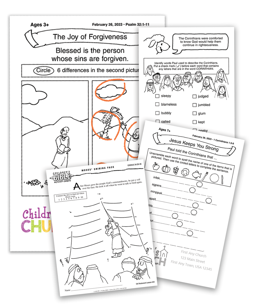 Ideas for Children's Church Children's Church Lessons Sample