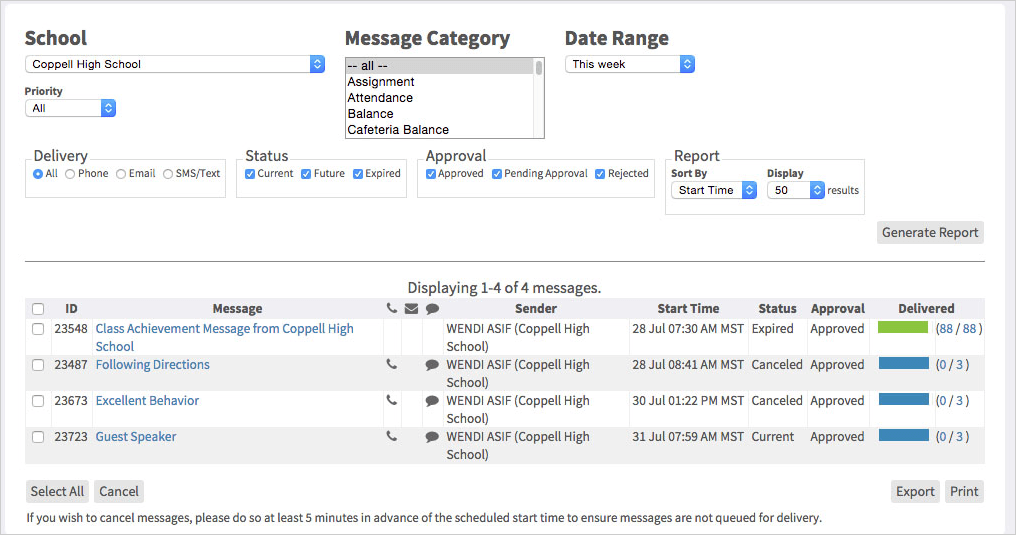 Reports Blackboard Help