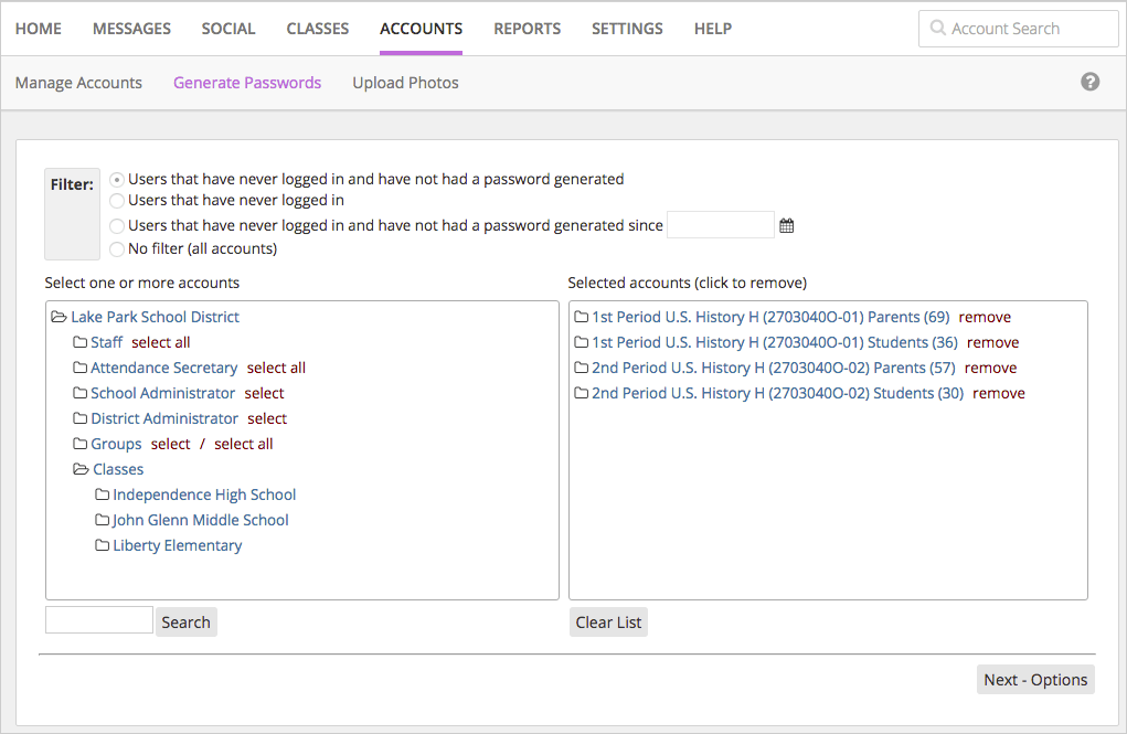 Generate Passwords Blackboard Help