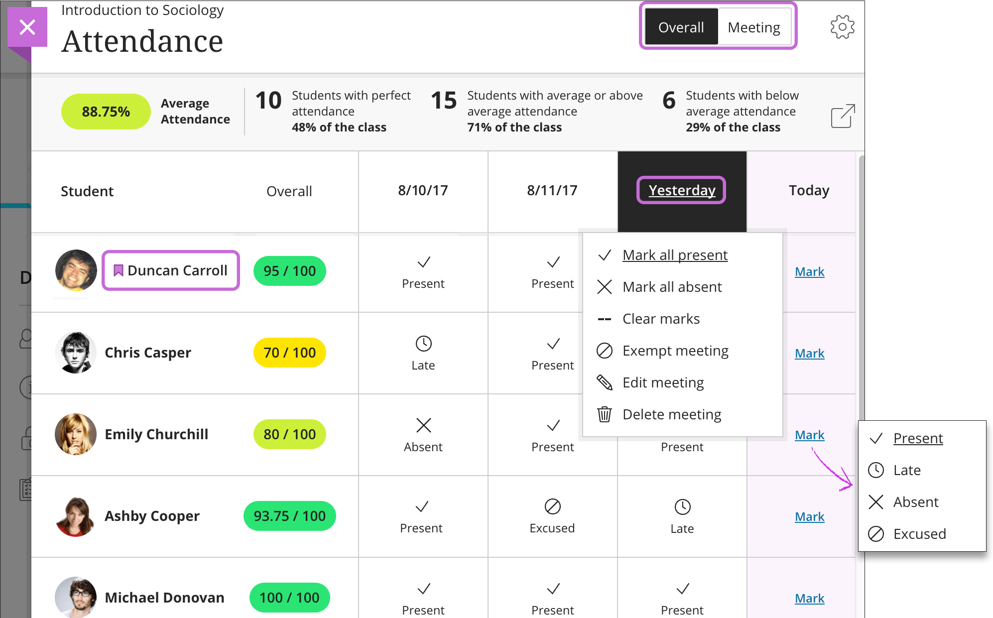Attendance Point System Chart A Visual Reference of Charts Chart Master