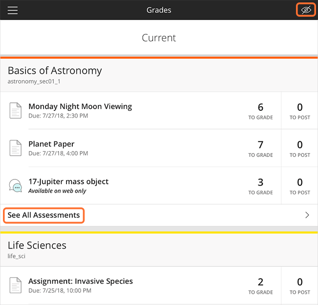 Grading in Blackboard Instructor Blackboard Help