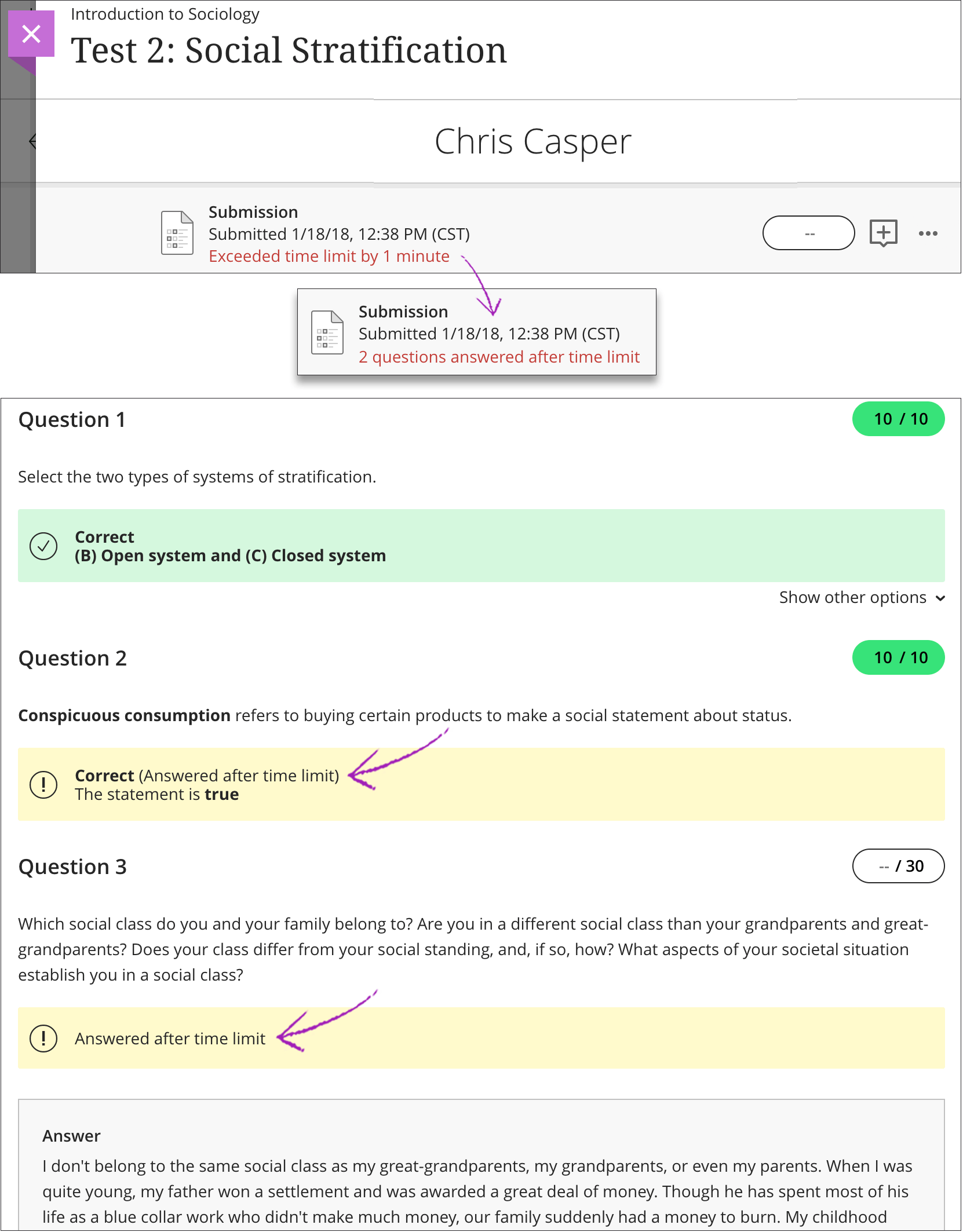 blackboard clear attempt