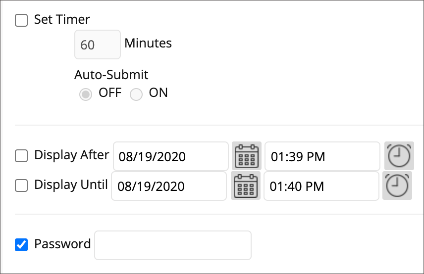 Testing in Blackboard Learn Tech Boston University