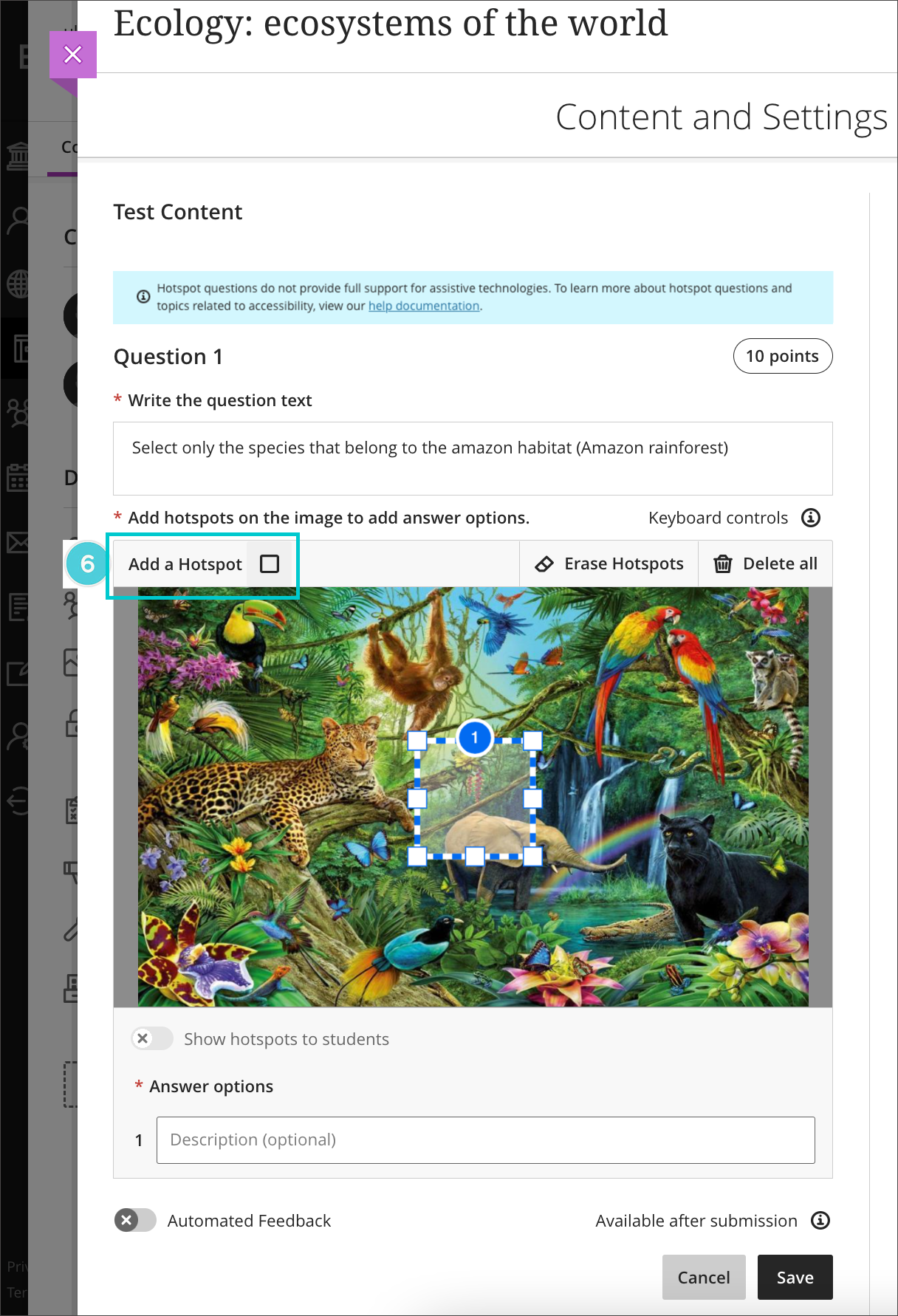 Hotspot Questions