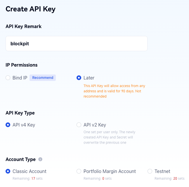 How to import data via Gate.io API key? Blockpit Helpcenter