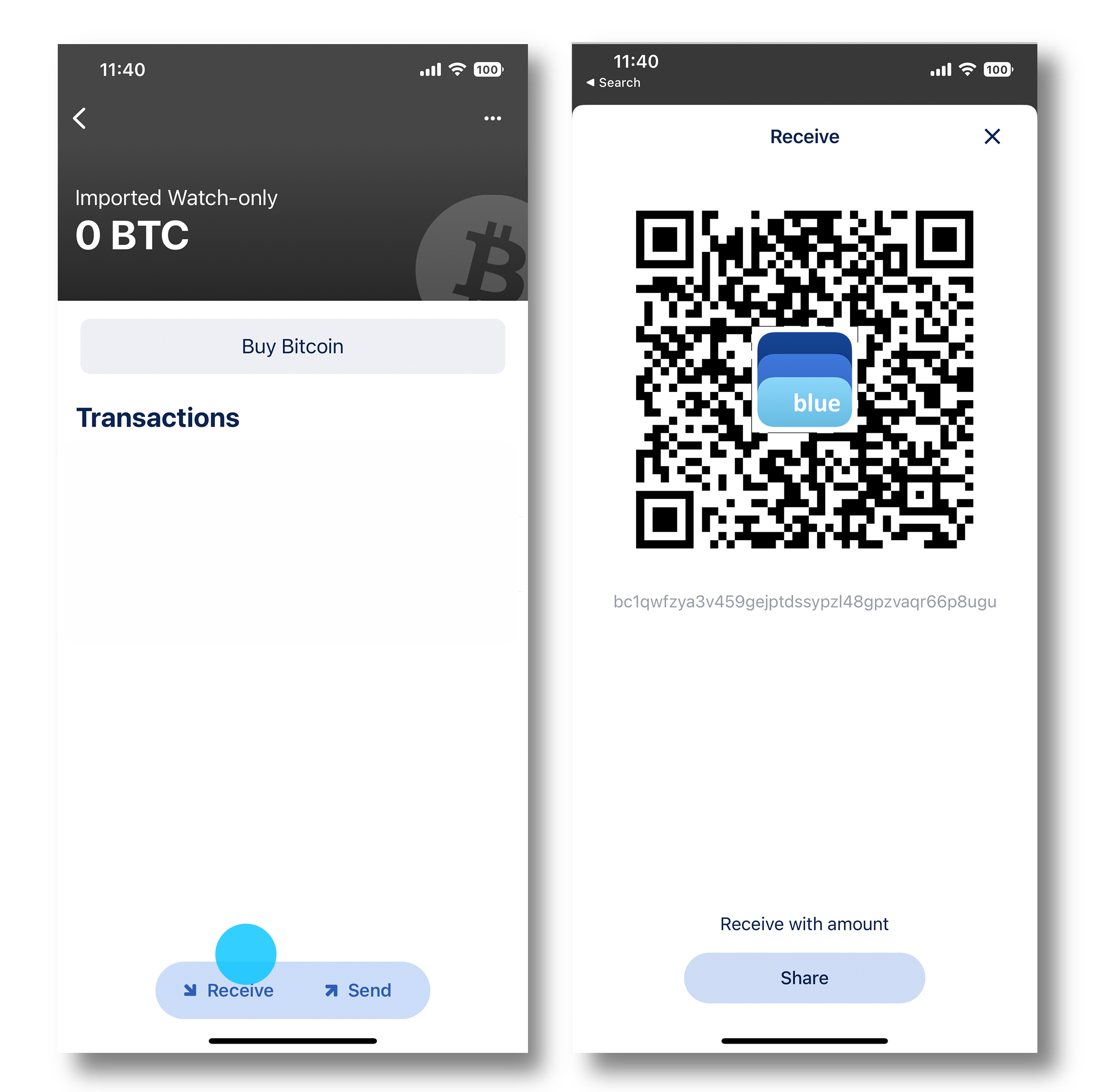 How do I use Jade QR Scan with BlueWallet? Blockstream Help Center
