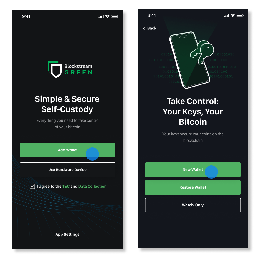 How do I create a new wallet? Blockstream Help Center