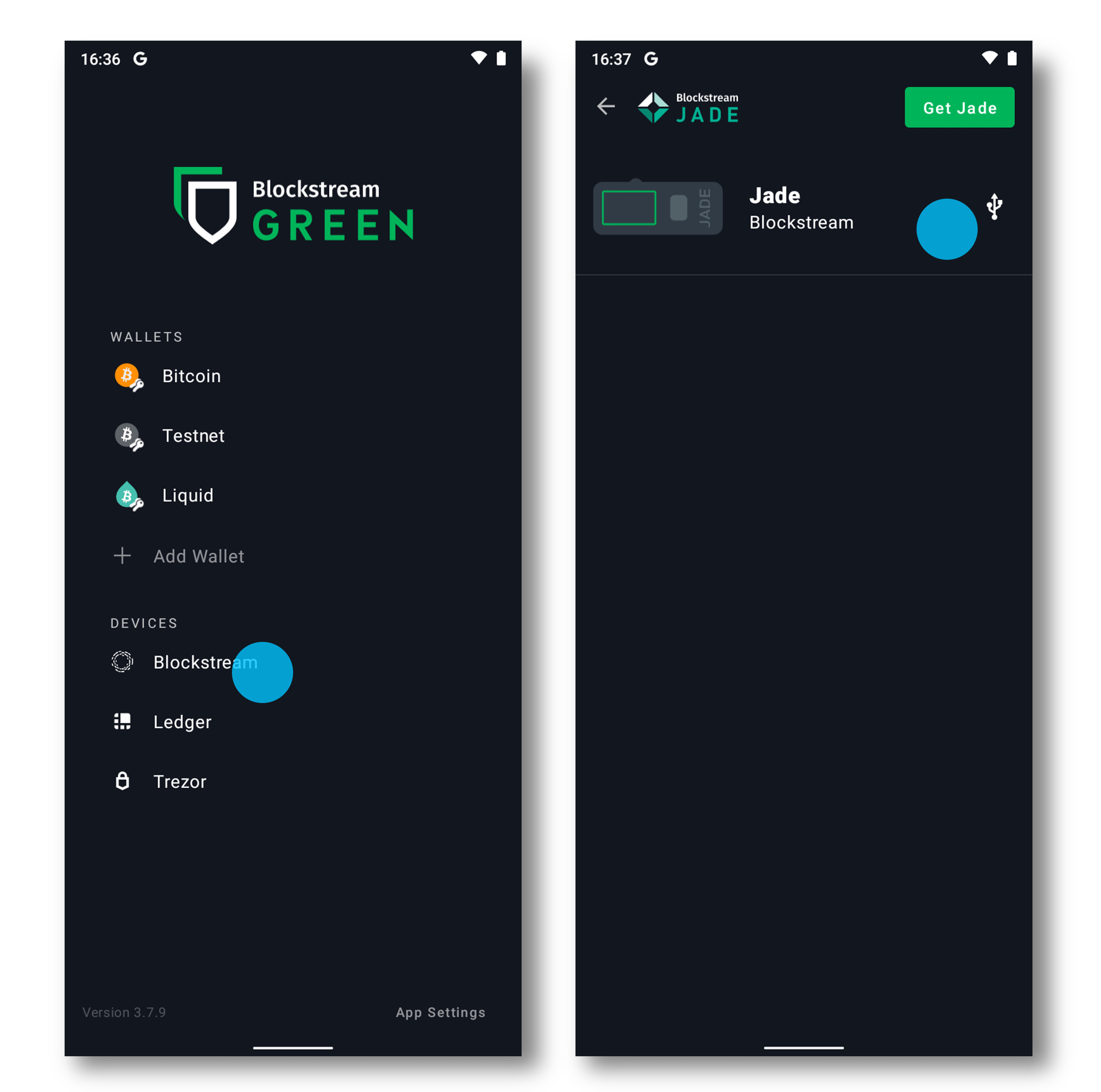 Blockstream Jade Quickstart Guide for Android Blockstream Help Center