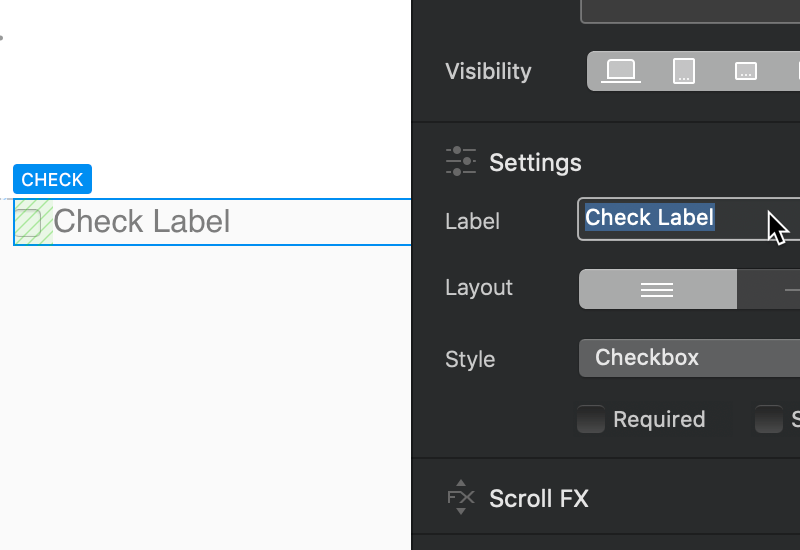 Checkbox Blocs User Documents