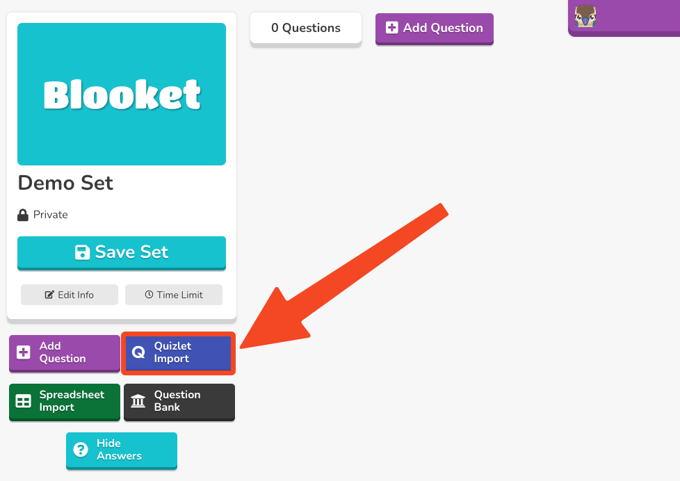 How to Import Questions from Quizlet into Blooket Blooket