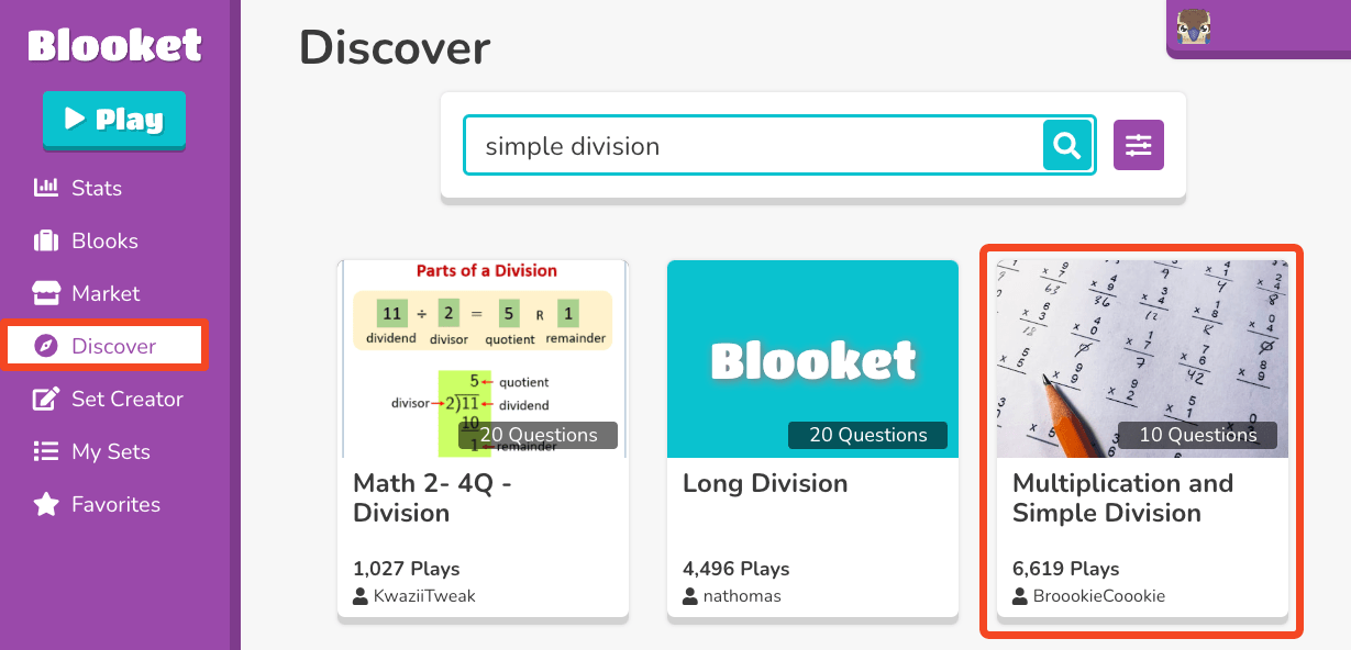How to Favorite a Blooket Question Set Blooket