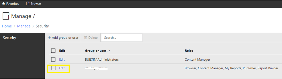Enable SSRS permission | Embedded Reporting Tools