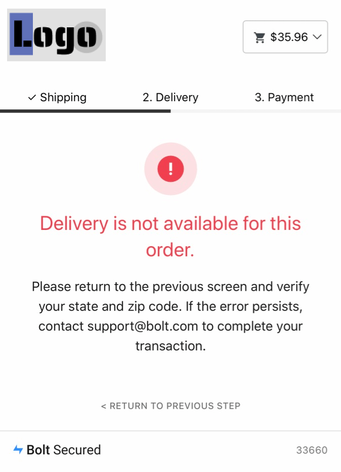 LocationBased Restrictions Bolt Merchant Help Operations