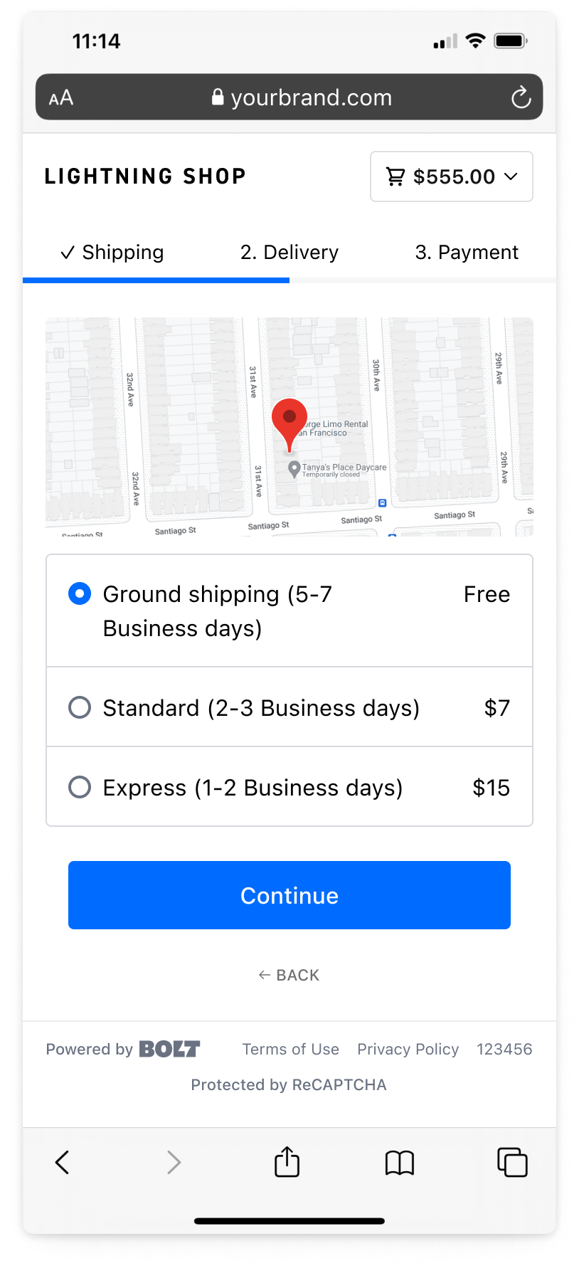 Maps in Checkout Bolt Merchant Help Dashboard