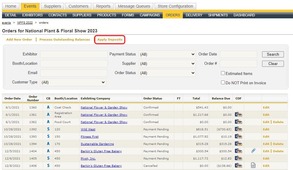 Deposits Boomer Commerce