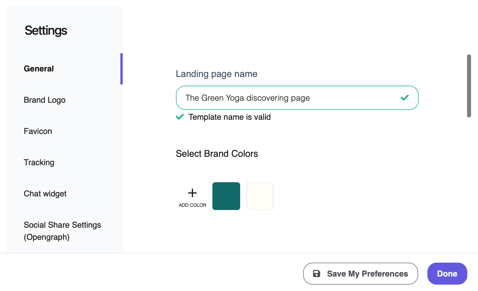 Landing pages Part 1 Set up your landing page Home