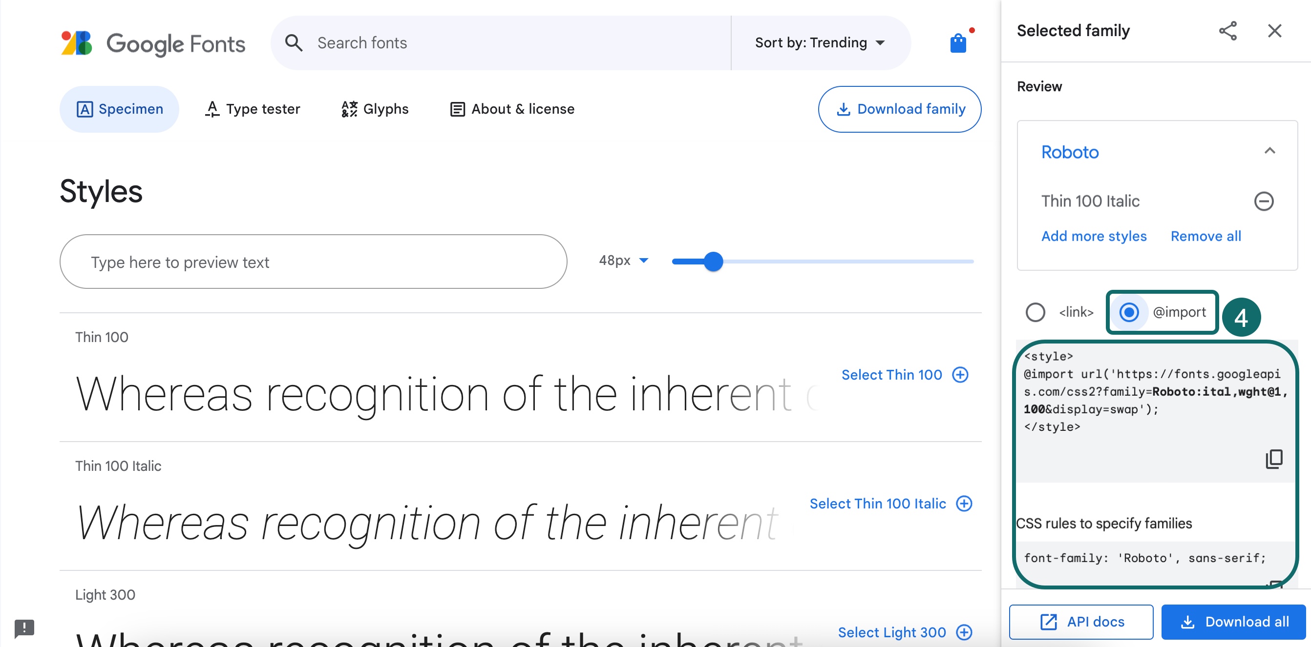 Use a Google font in a landing page Brevo Help Center