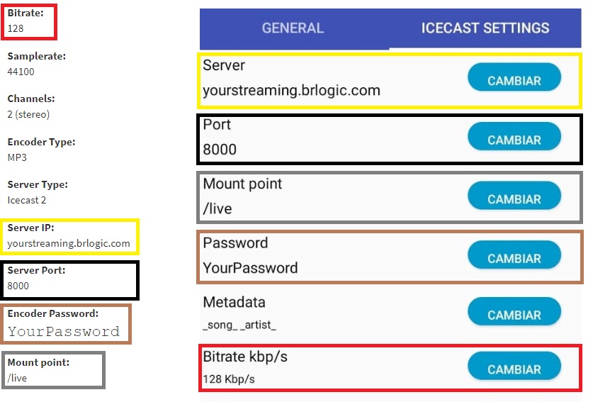 How to set up live broadcast on your radio station via Android