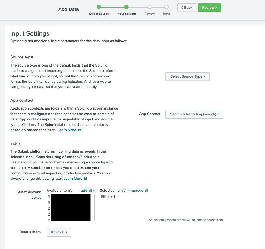 Adding a Splunk webhook to your Canary Console Thinkst Canary