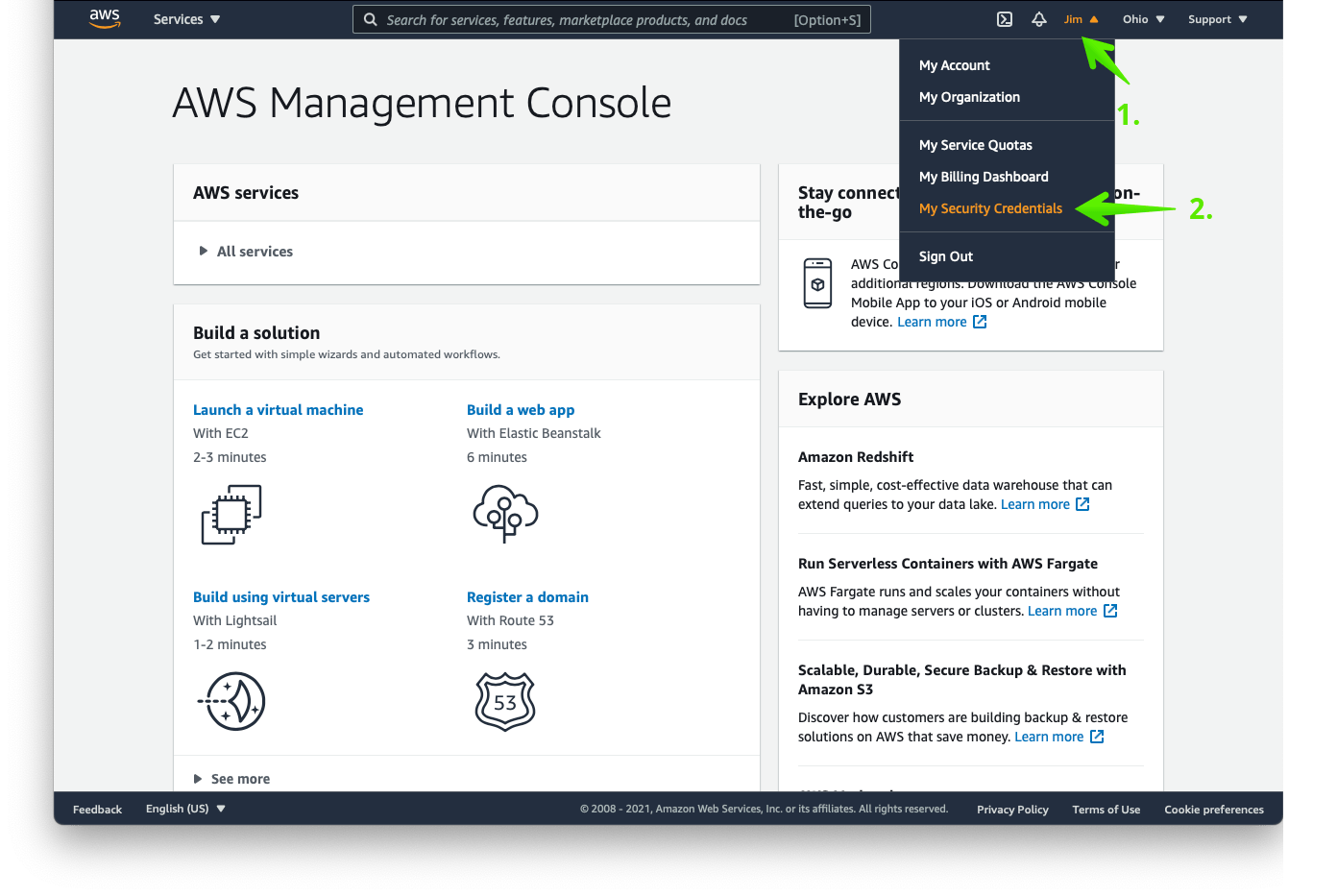How do I create an AWS S3 Token? Thinkst Canary