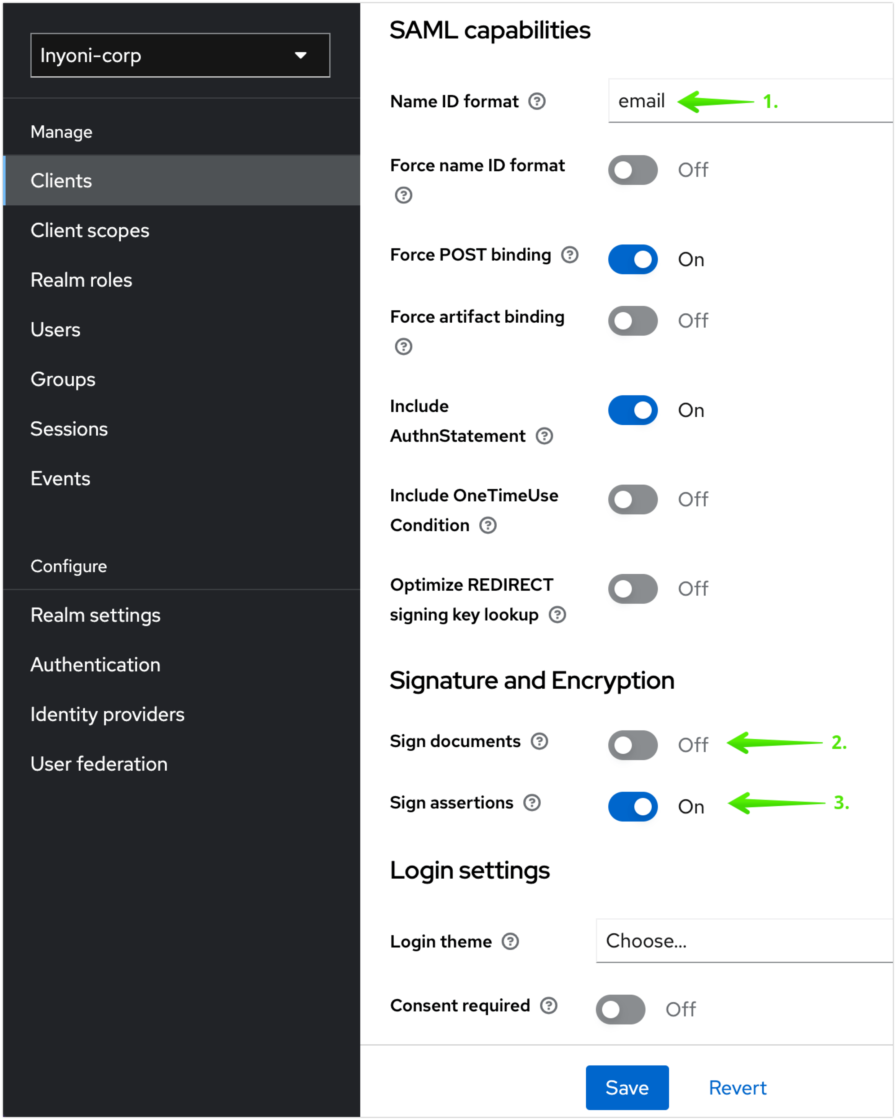 Configuring SAML Keycloak Thinkst Canary