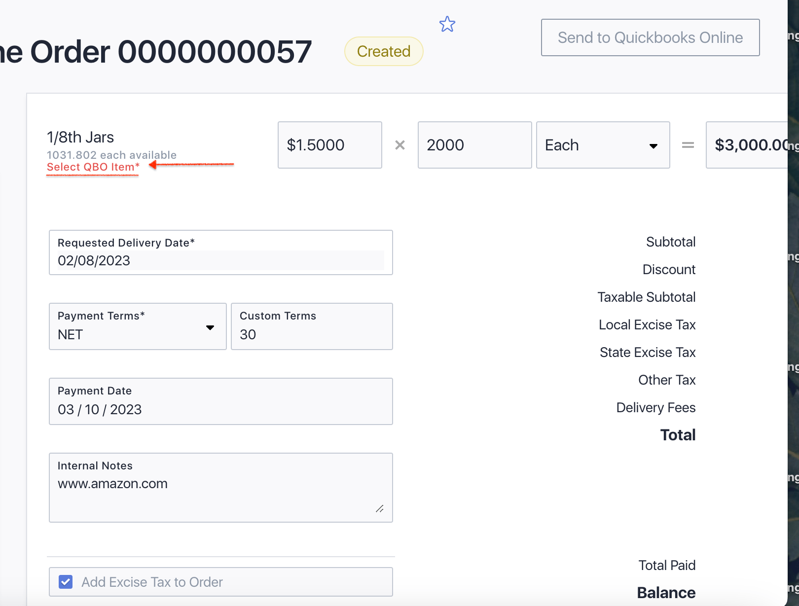 Submitting Purchase Orders to QuickBooks Online Canix Help Center