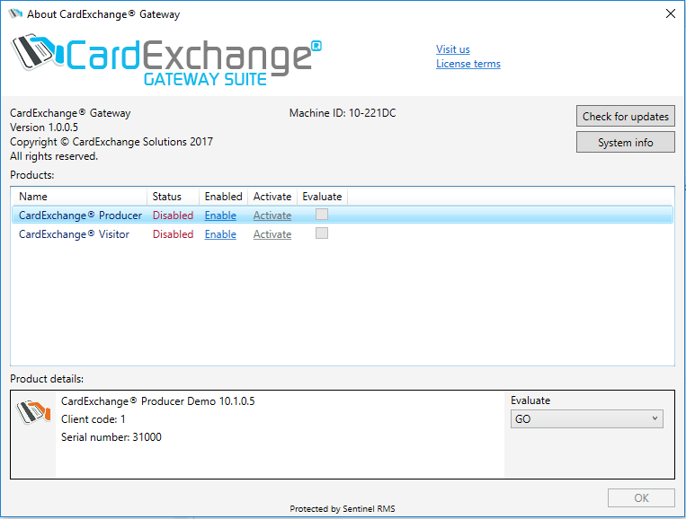 CardExchange® Visitor