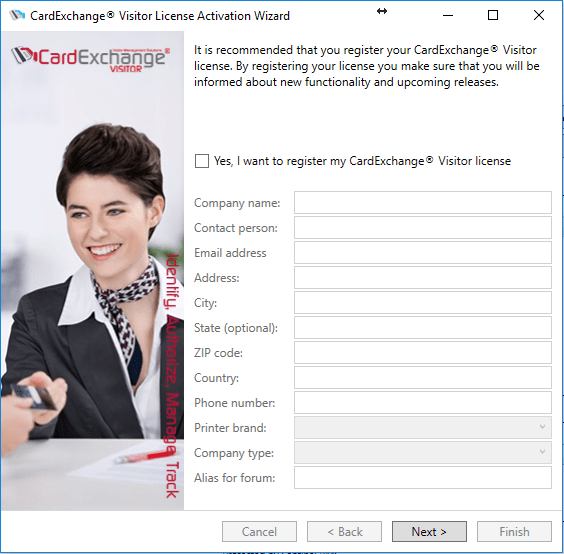 CardExchange® Visitor