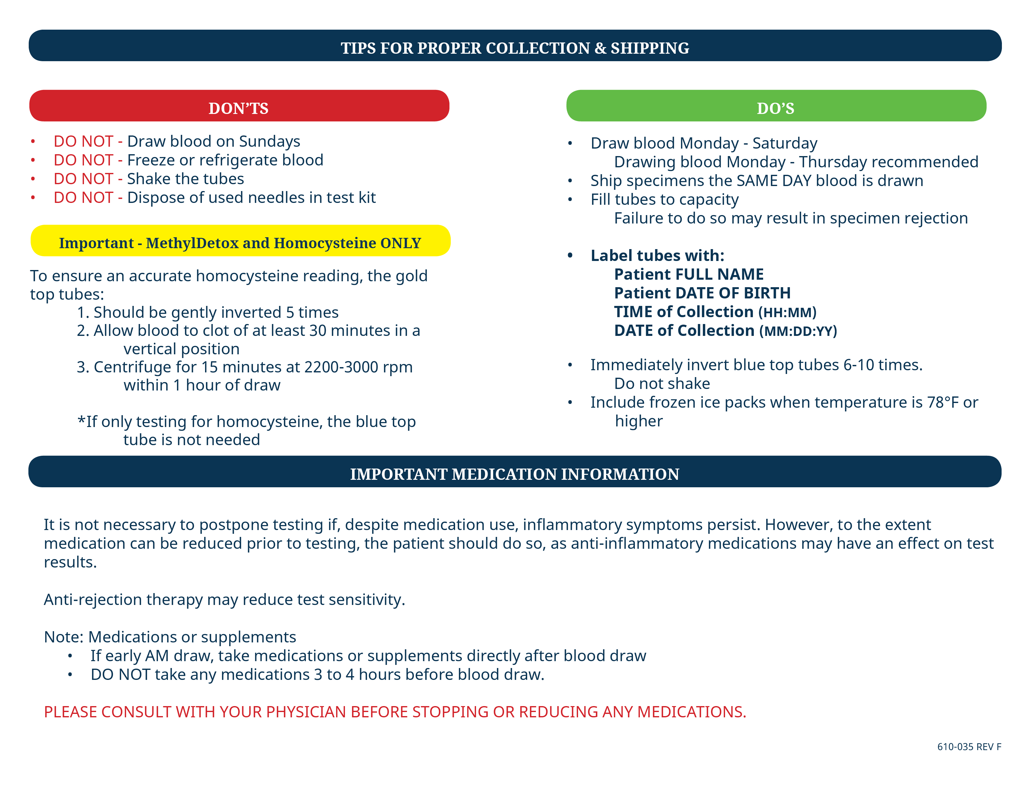 Universal Blood Collection Instructions Cell Science Systems