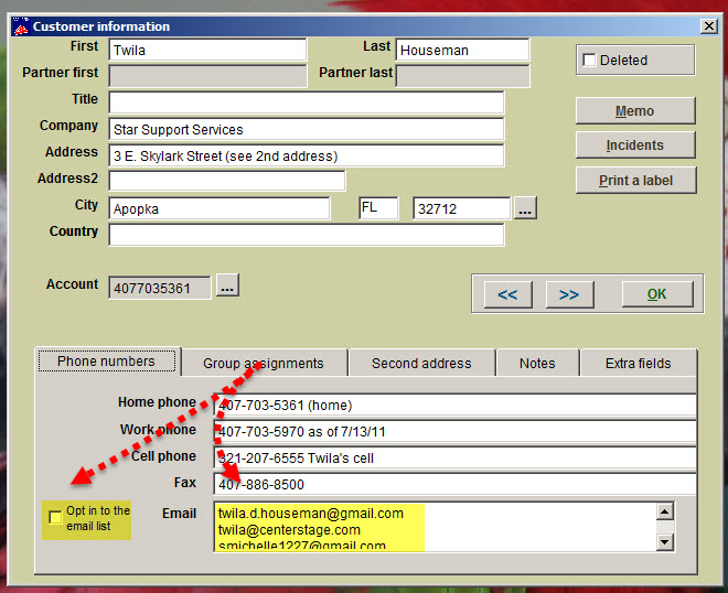 If someone opts out of your email list in Webtix, does their email