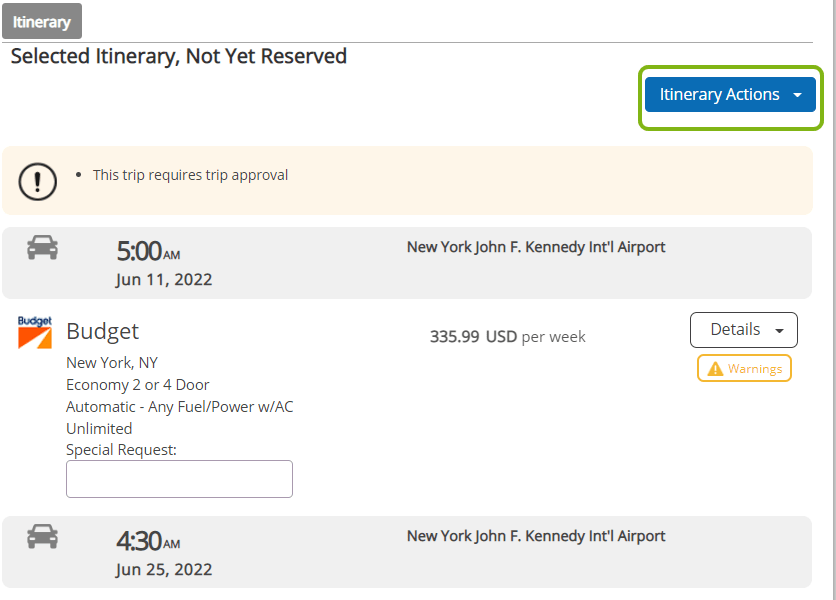 Rental Car Reservations Certify Travel Help Center