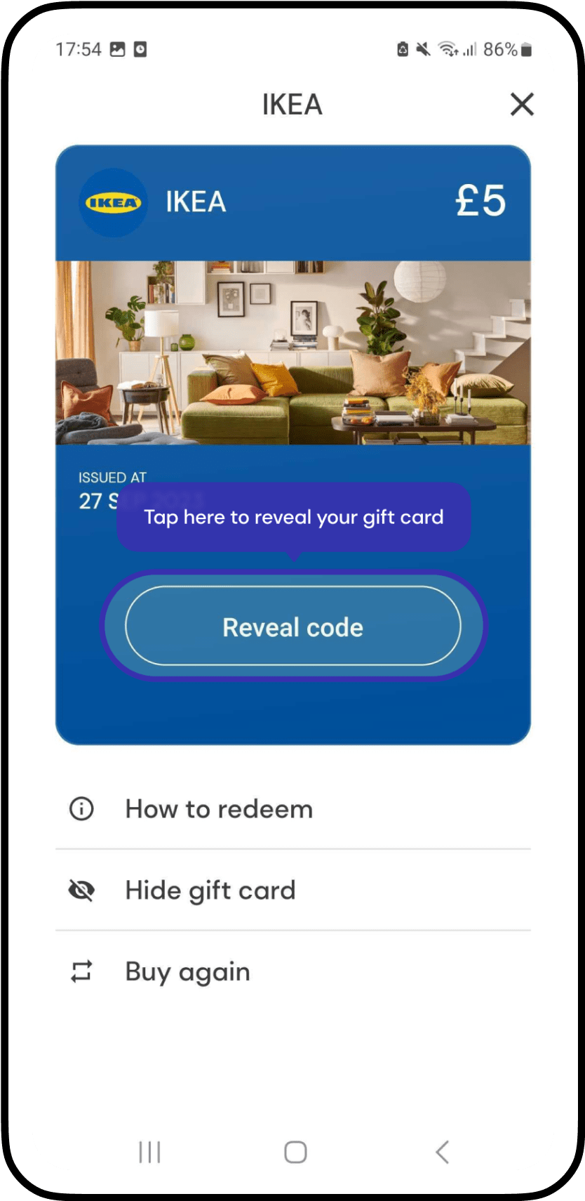 How to redeem IKEA gift cards Cheddar support