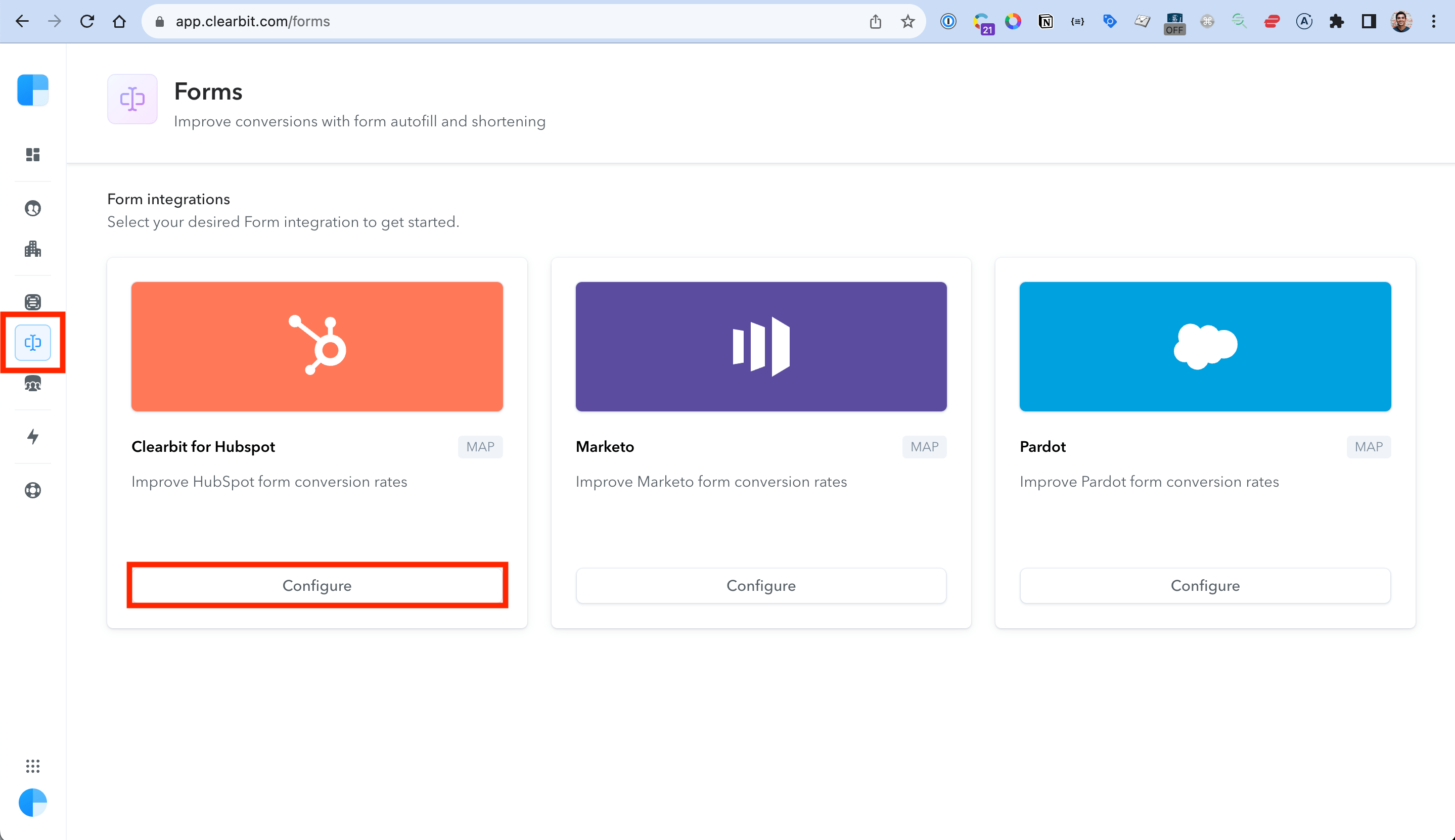 Getting Started with Clearbit Forms Help Center Clearbit Product