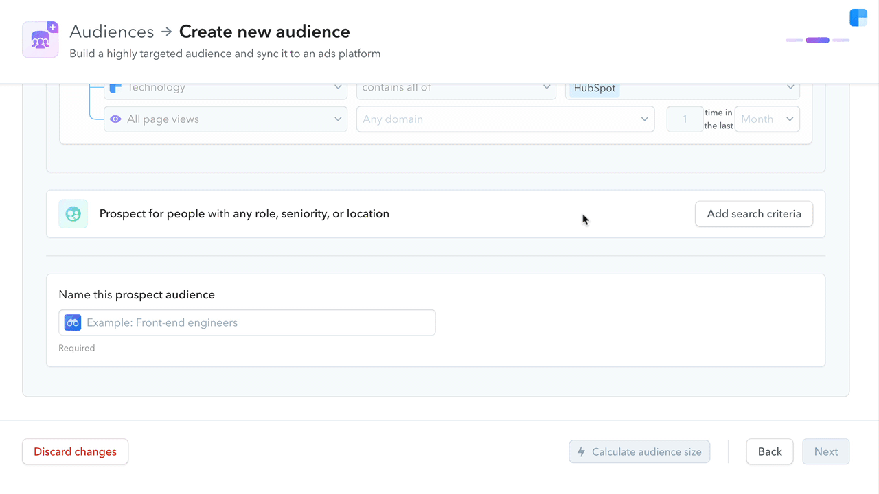 Legacy Set Up a Prospect Audience for Facebook Ads Help Center