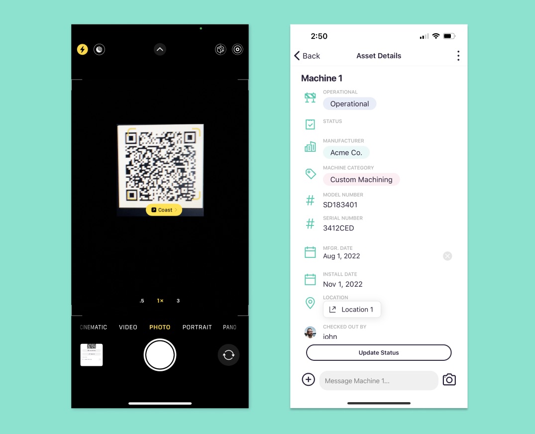 Print a QR Code to Share a Part Coast App Help Center