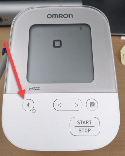 Connecting the Omron BP5250 Blood Pressure Cuff to Allie on Android