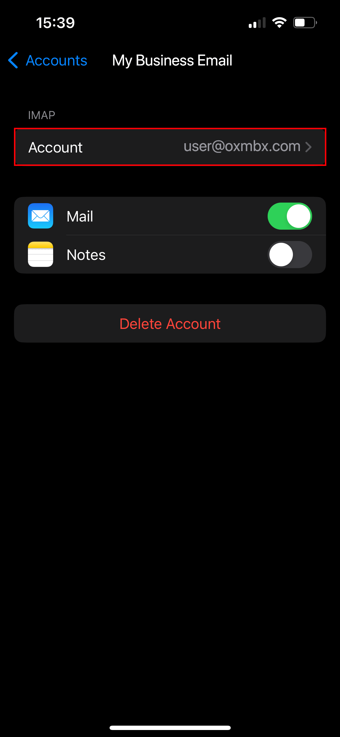 Configure Mail App on iOS Mobile Device (iPhone, iPad) Comcast 