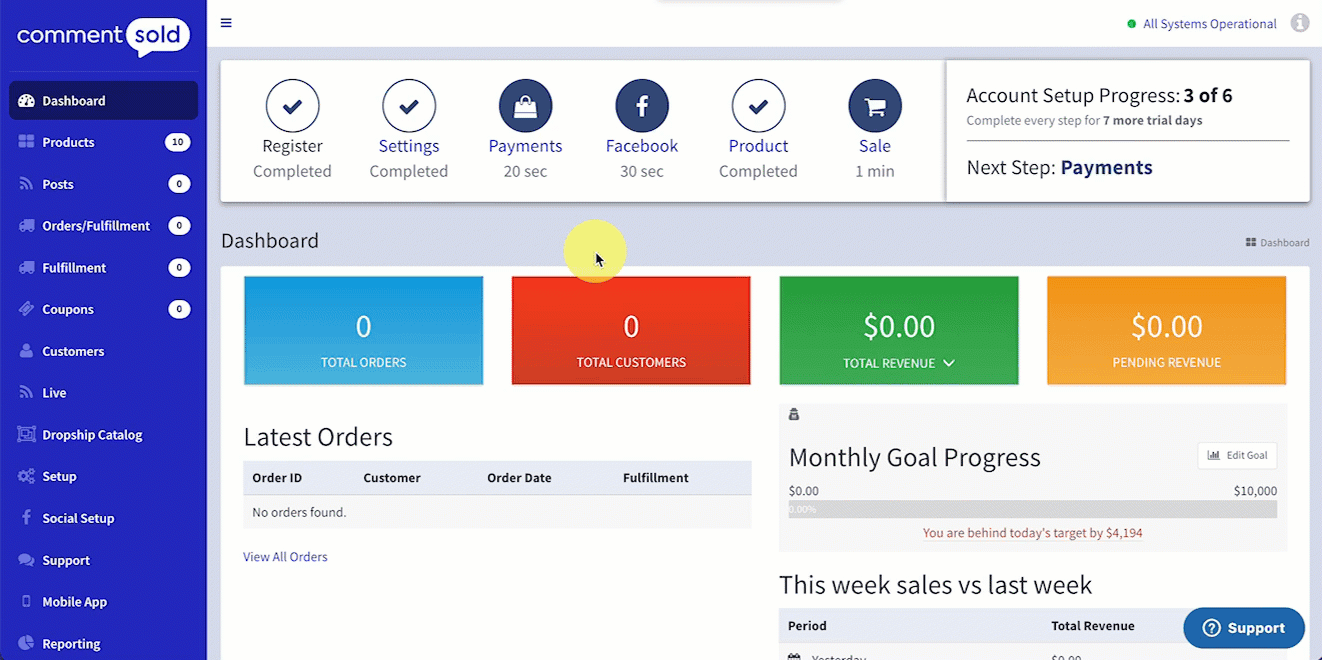 Add a Category to New and Existing Products CommentSold
