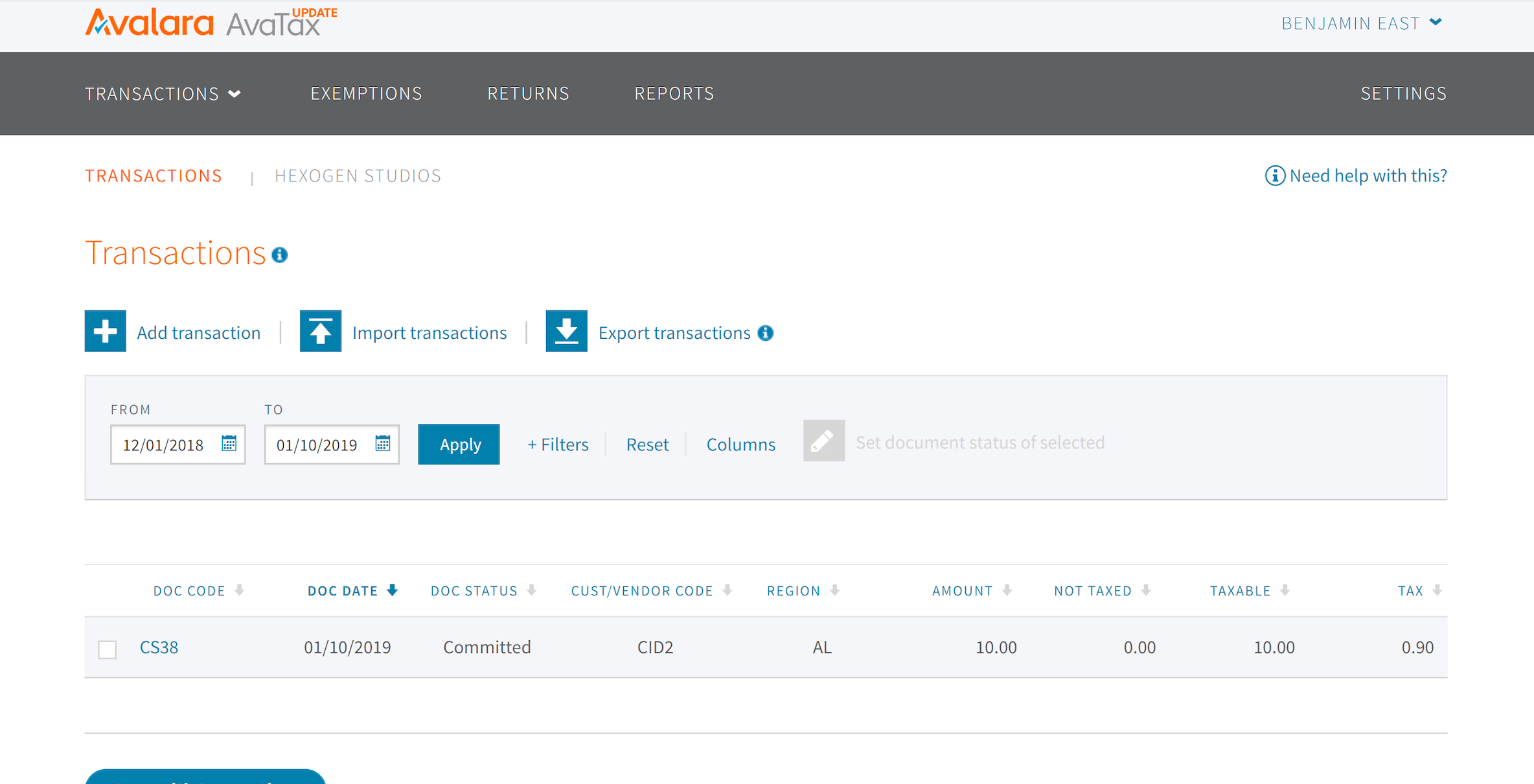 Set Up and Use Avalara for Sales Taxes CommentSold