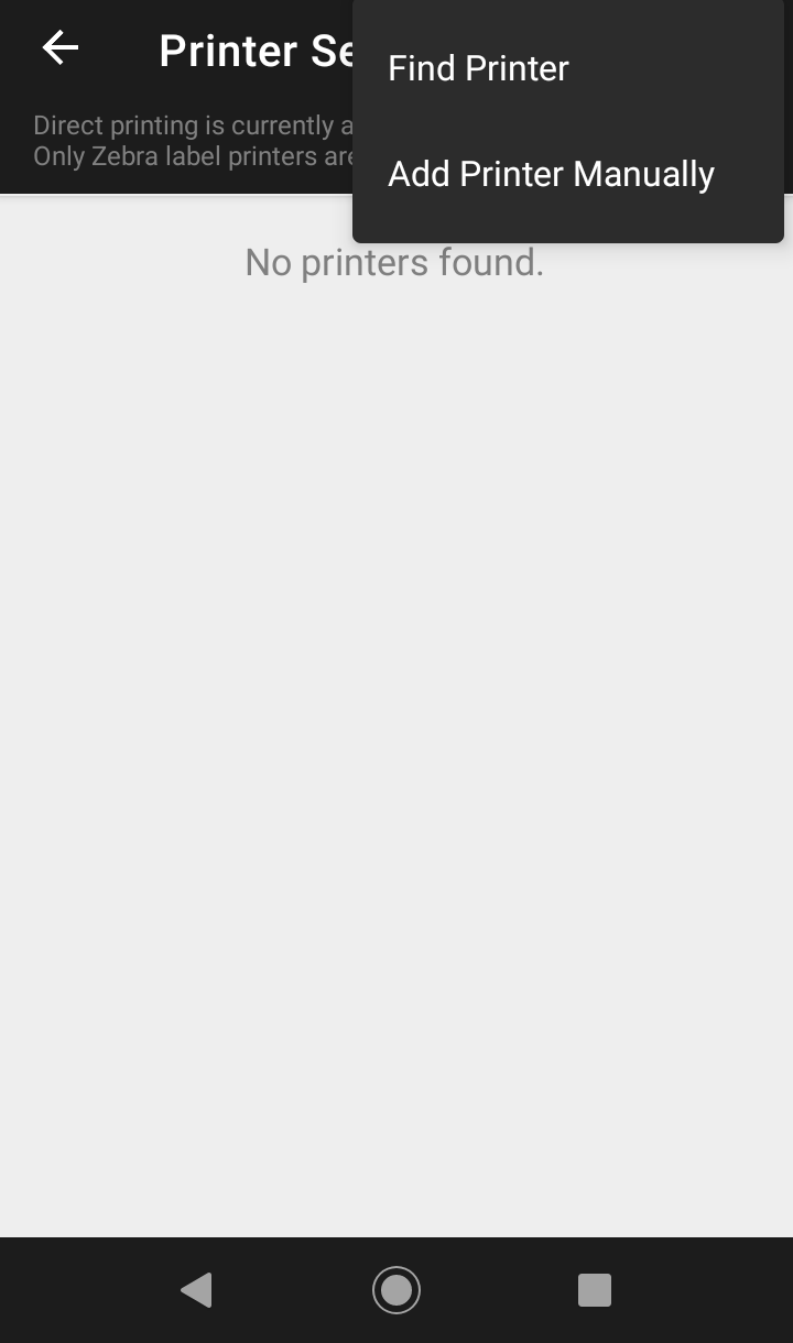 Printer Settings Consignly