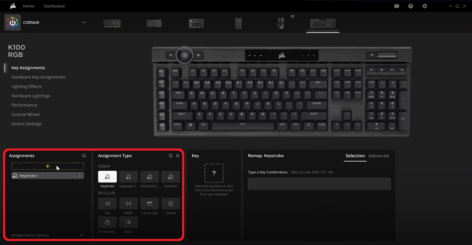 How to Assign key remaps and macros to your keyboards Corsair