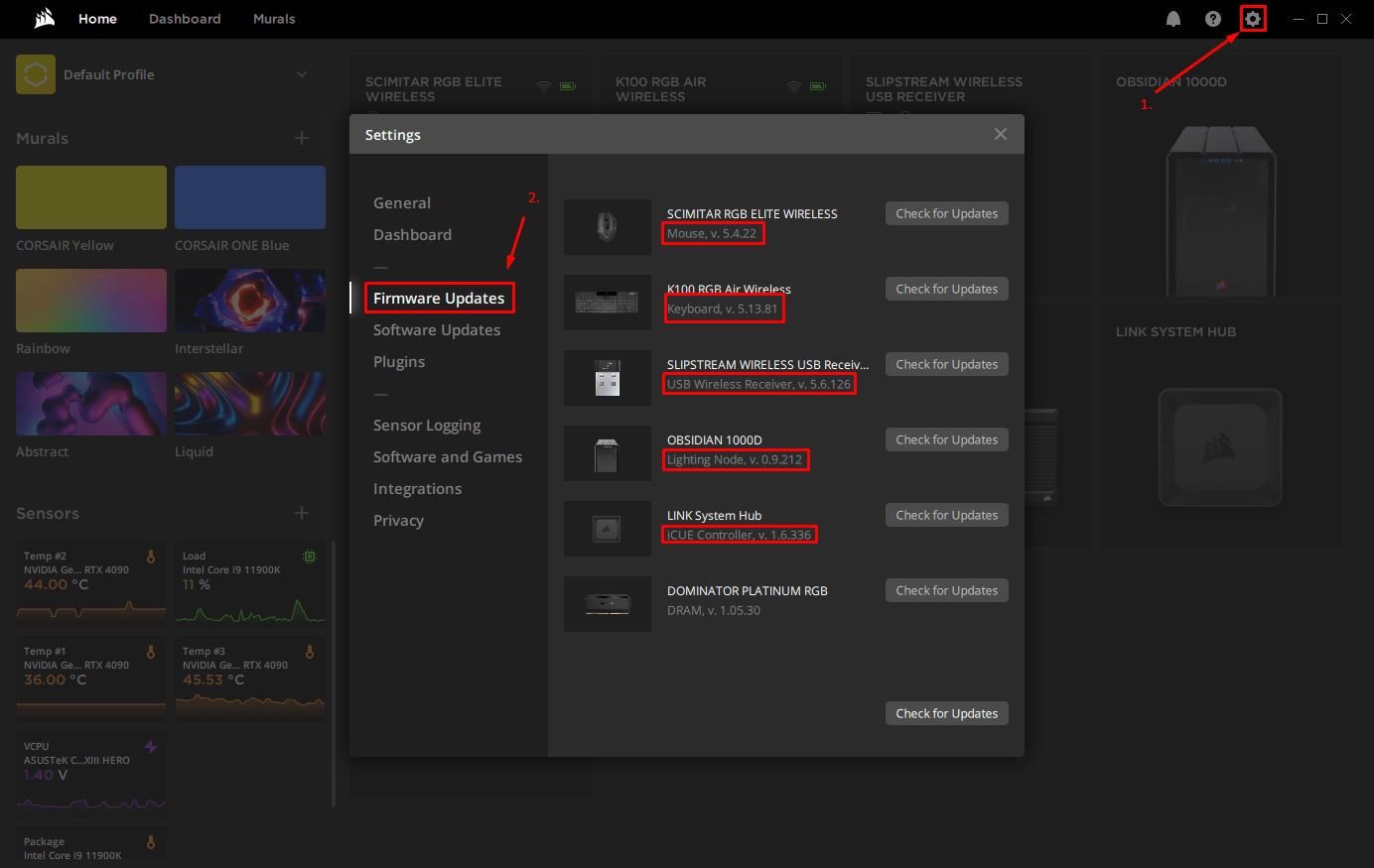 iCUE: How to verify Your iCUE Version and Firmware Version – Corsair