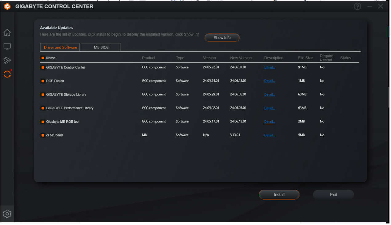 iCUE Gigabyte Motherboard Integration Corsair