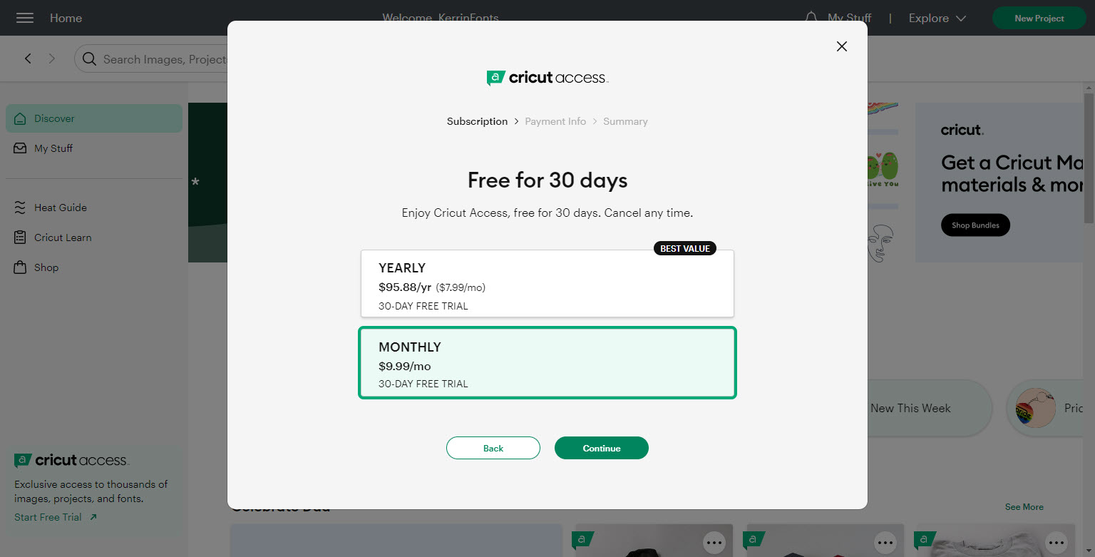 How do I purchase Cricut Access? Help Center