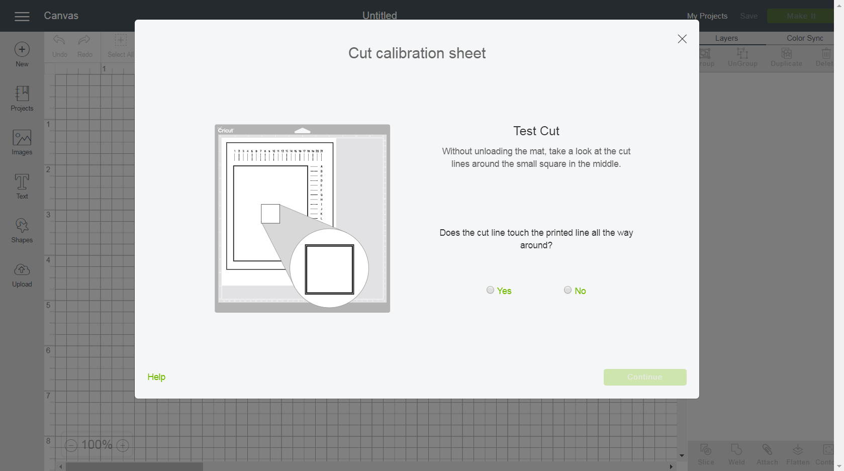 Calibrating your machine for Print Then Cut – Help Center